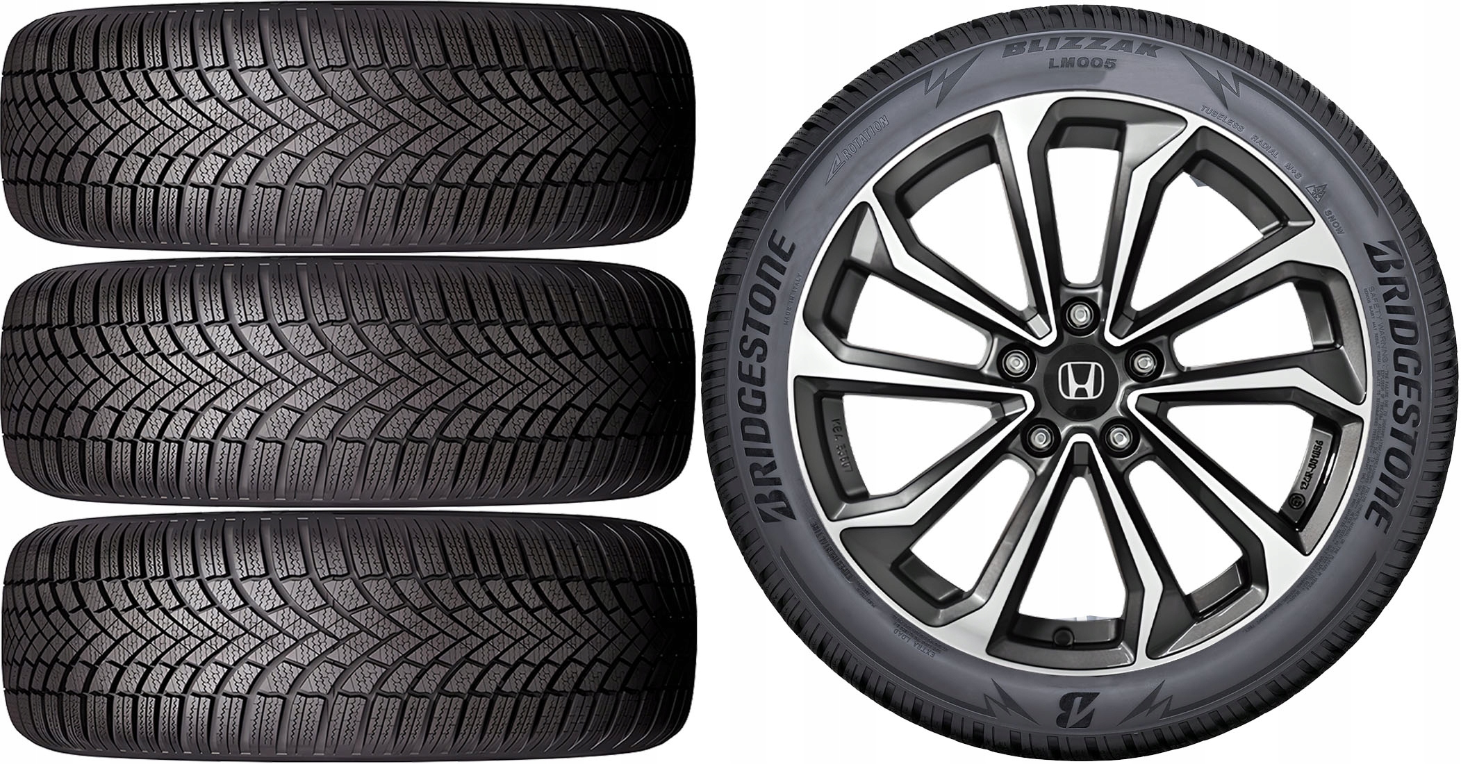 КОЛЕСА HONDA ACCORD VIII 8 Bridgestone 2250r17