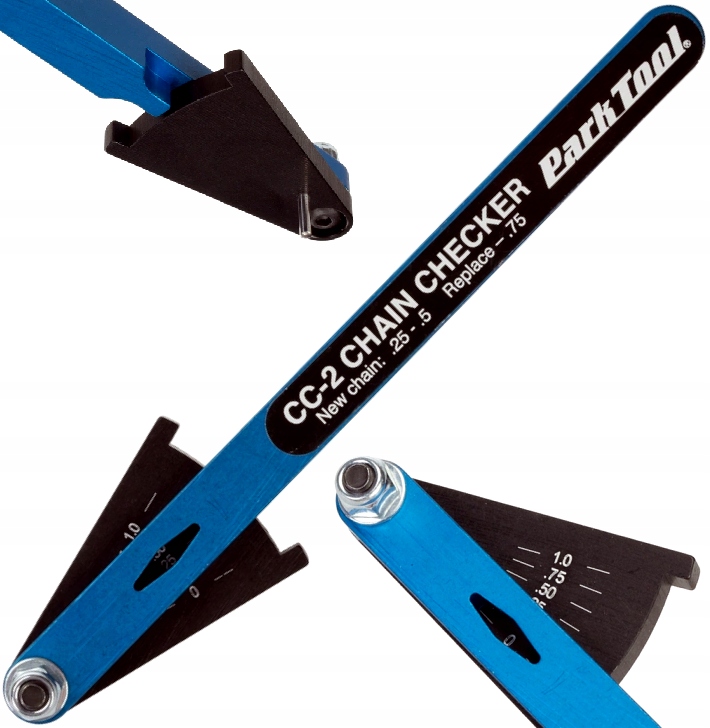 Přístroj Park Tool CC-2 pro kontrolu opotřebení řetězu