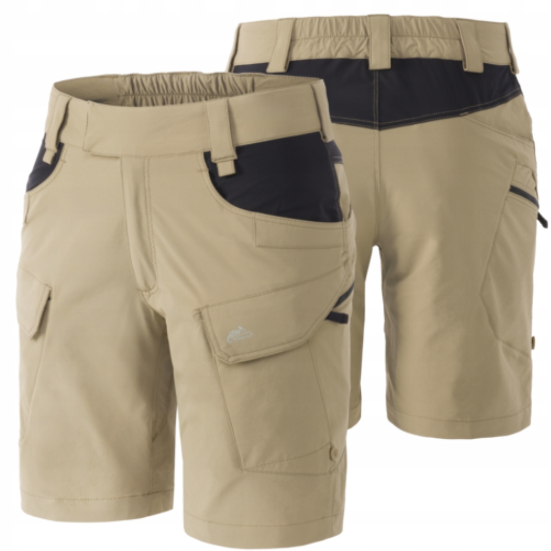 Krátké Kraťasy Dámské šortky Otp Kalhoty Helikon Béžová/Černá 8,5" M