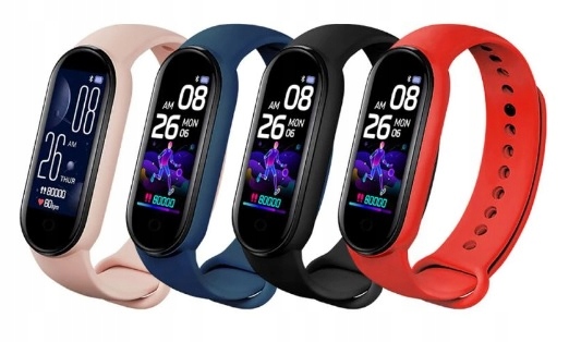 SMARTWATCH ZEGAREK SMARTBAND PULSOMETR CIŚNIENIE TĘTNO Szerokość paska 20 mm