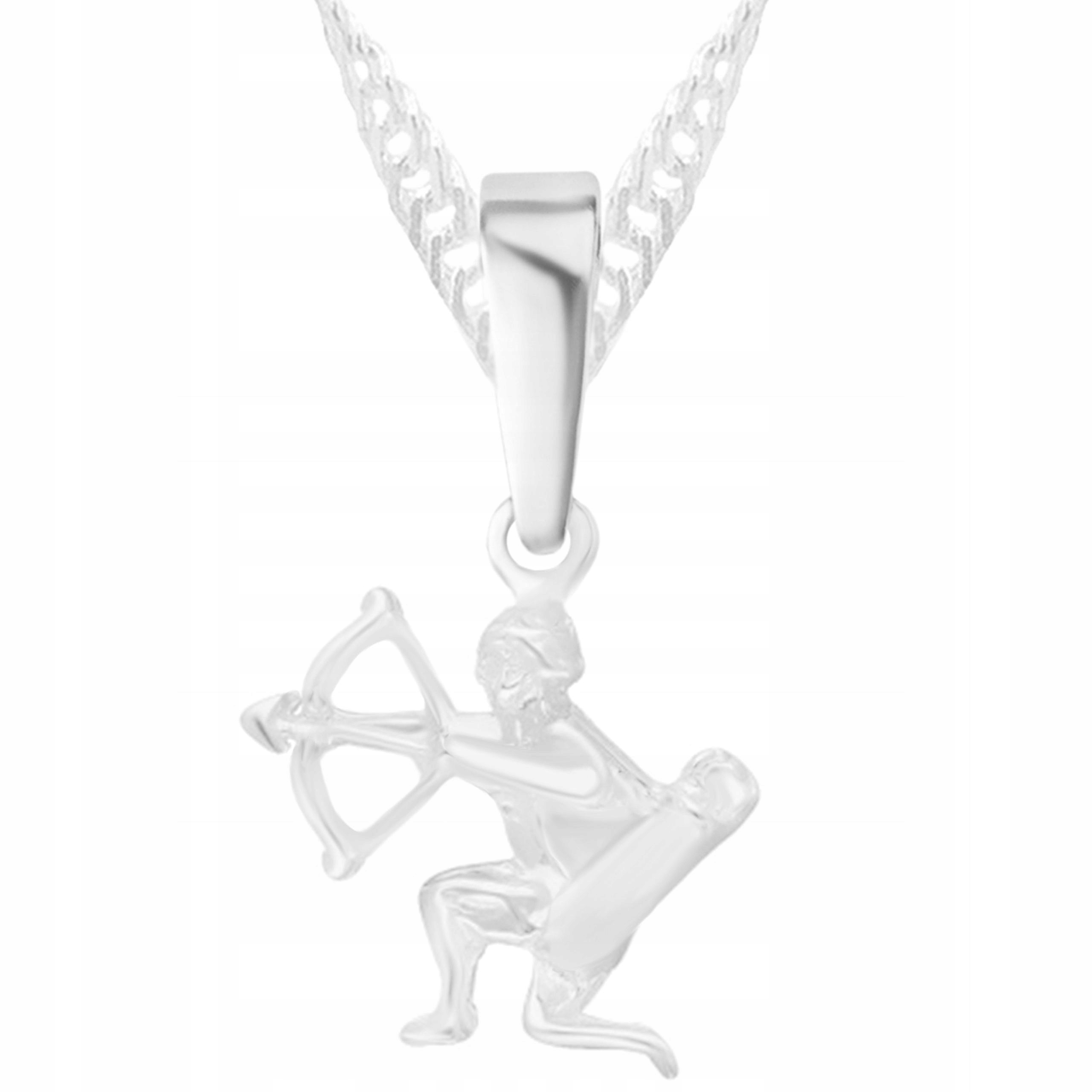 Stříbrný náhrdelník se znamením zvěrokruhu Střelec Sagittarius Stříbro 925