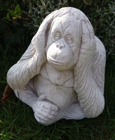 Figurka 3 Małpy Figurki Betonowe Ozdoba Zestaw Producent inna