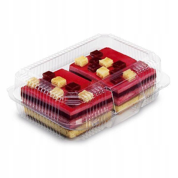

Pojemniki na ciasto 4 kawałki 50szt wesele komunia
