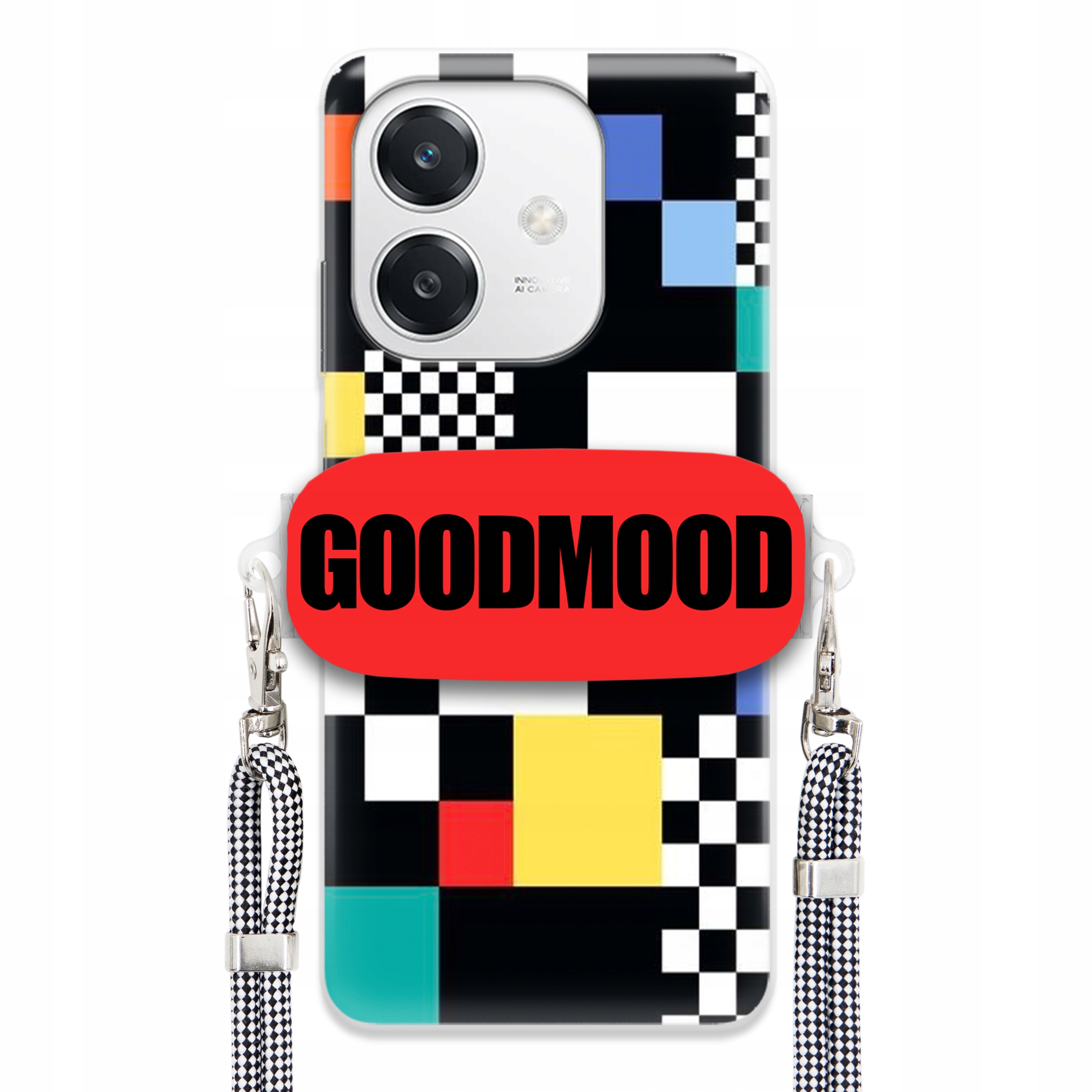 Puzdro Pre Oppo A40M Case Držiak Na Vodítko Na Telefón Pixelart Goodmood MIX Wz
