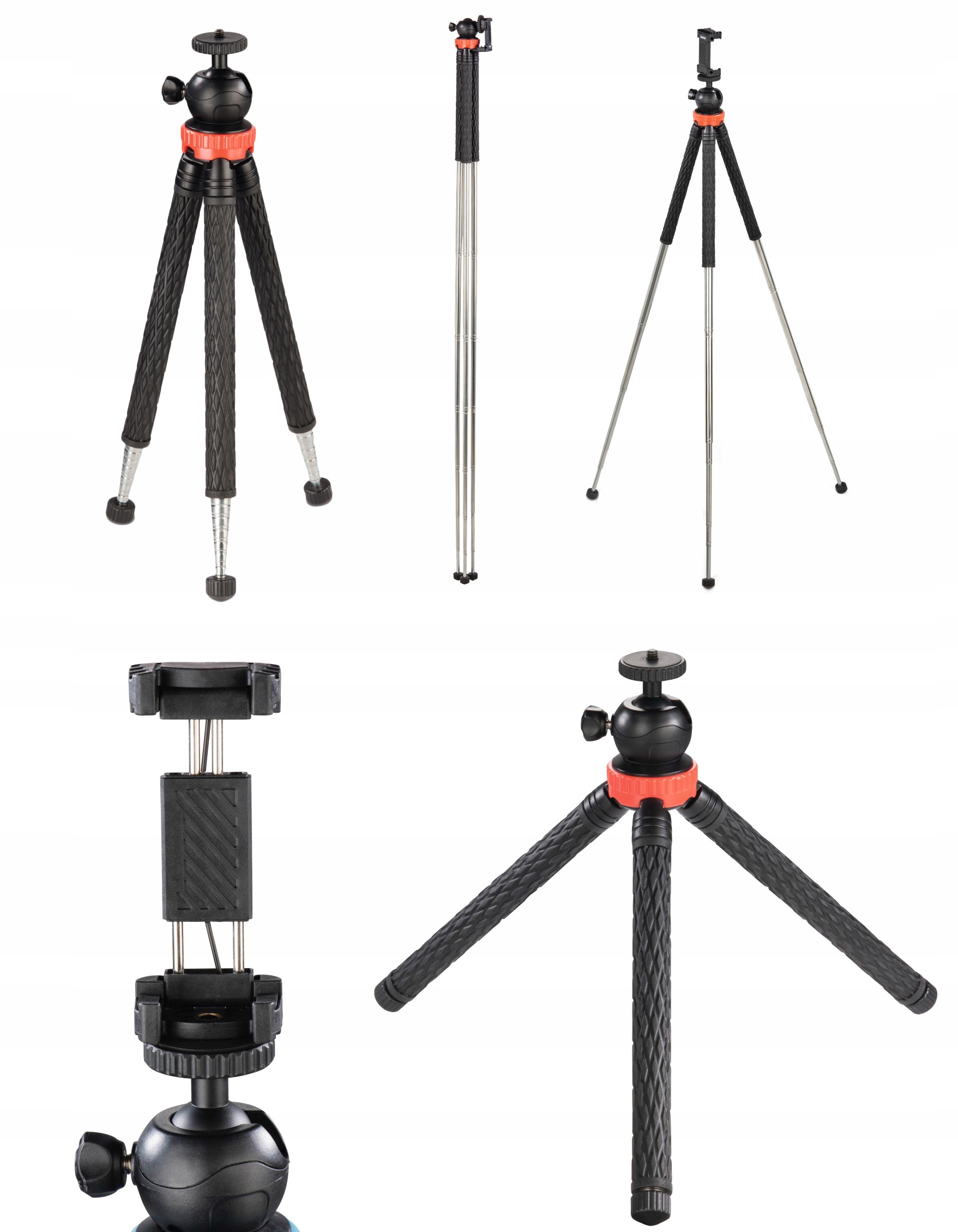 STATYW TRIPOD GŁOWICA KULOWA TELEFON APARAT GOPRO Marka Hama