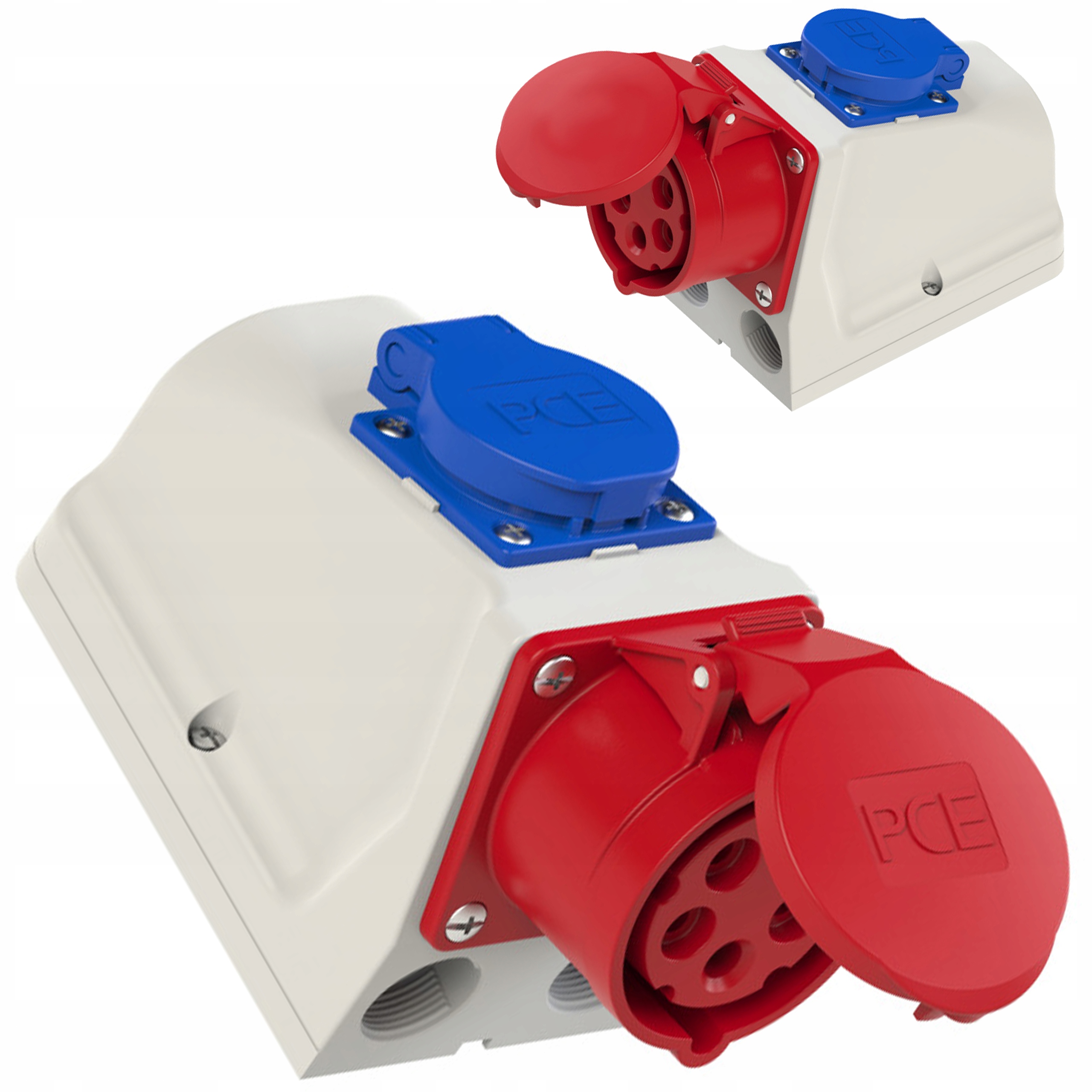 Cee Pevná zásuvka s odpojovačem Kombi 16A 5P Pce