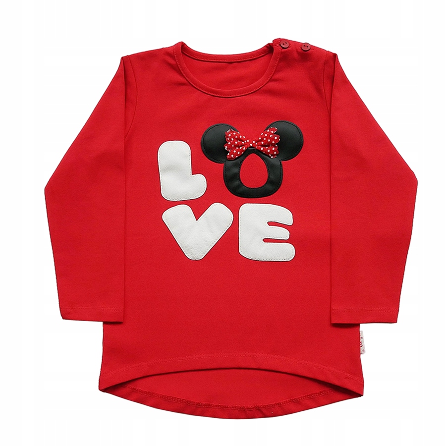 

Bluzka dla Dziewczynki Love Aipi 104 czerwona