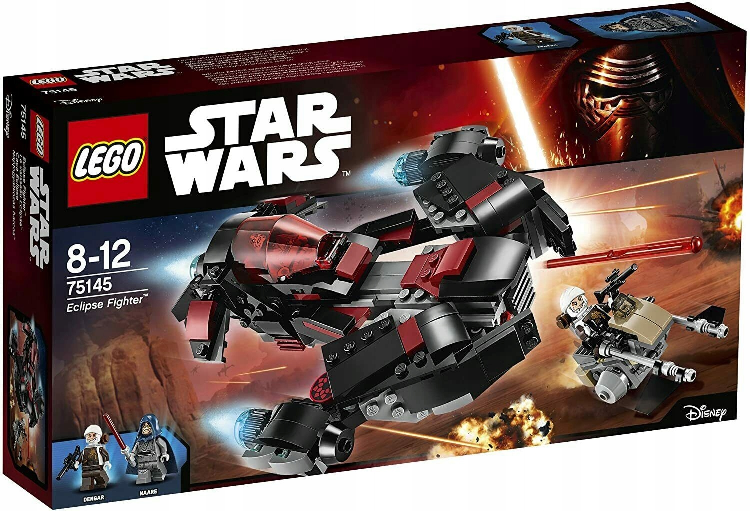 LEGO STAR WARS 75145 Myśliwiec Mroku Ścigacz Naare