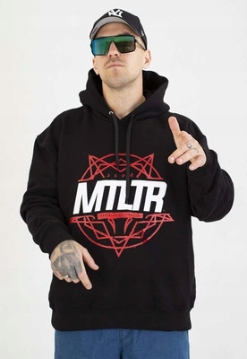 Mikina Brain Dead Familia S kapucí Mtltr Pentagram černá