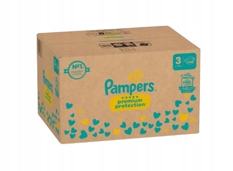 Pampers Premium Protection Pampersy Rozmiar 3 6-10kg 148szt.