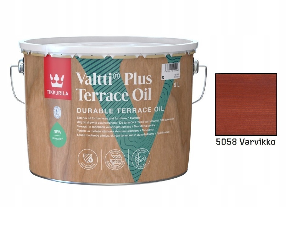 TIKKURILA VALTTI PLUS WOOD OIL AKVA olej 2,7L 5058