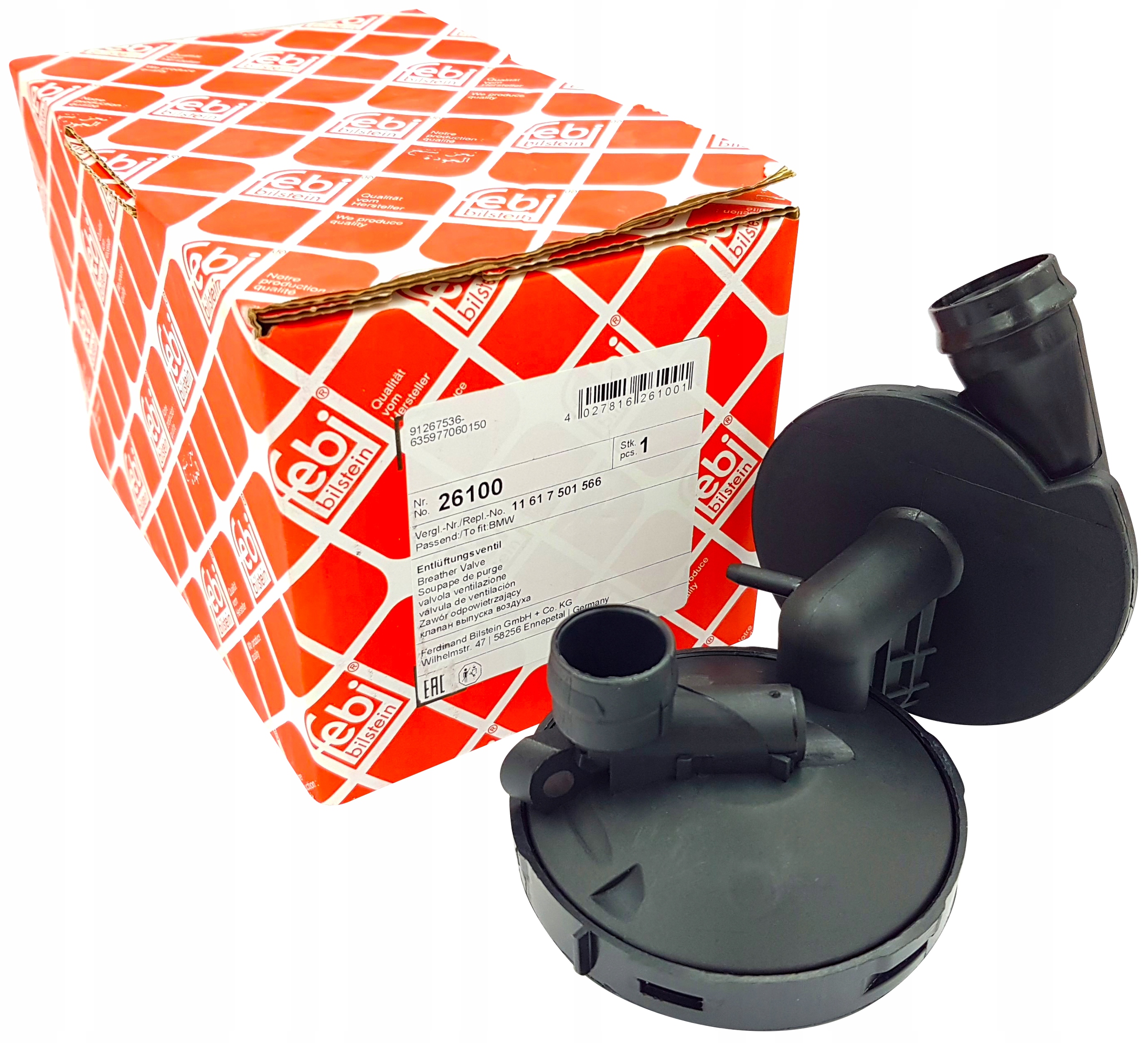 26100 - Febi запорный клапан BMW E46 2,0 98-