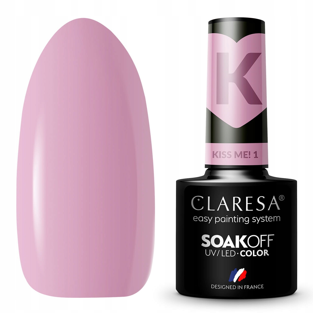 

Claresa Chłodny Róż Lakier Hybrydowy Kiss Me! 1