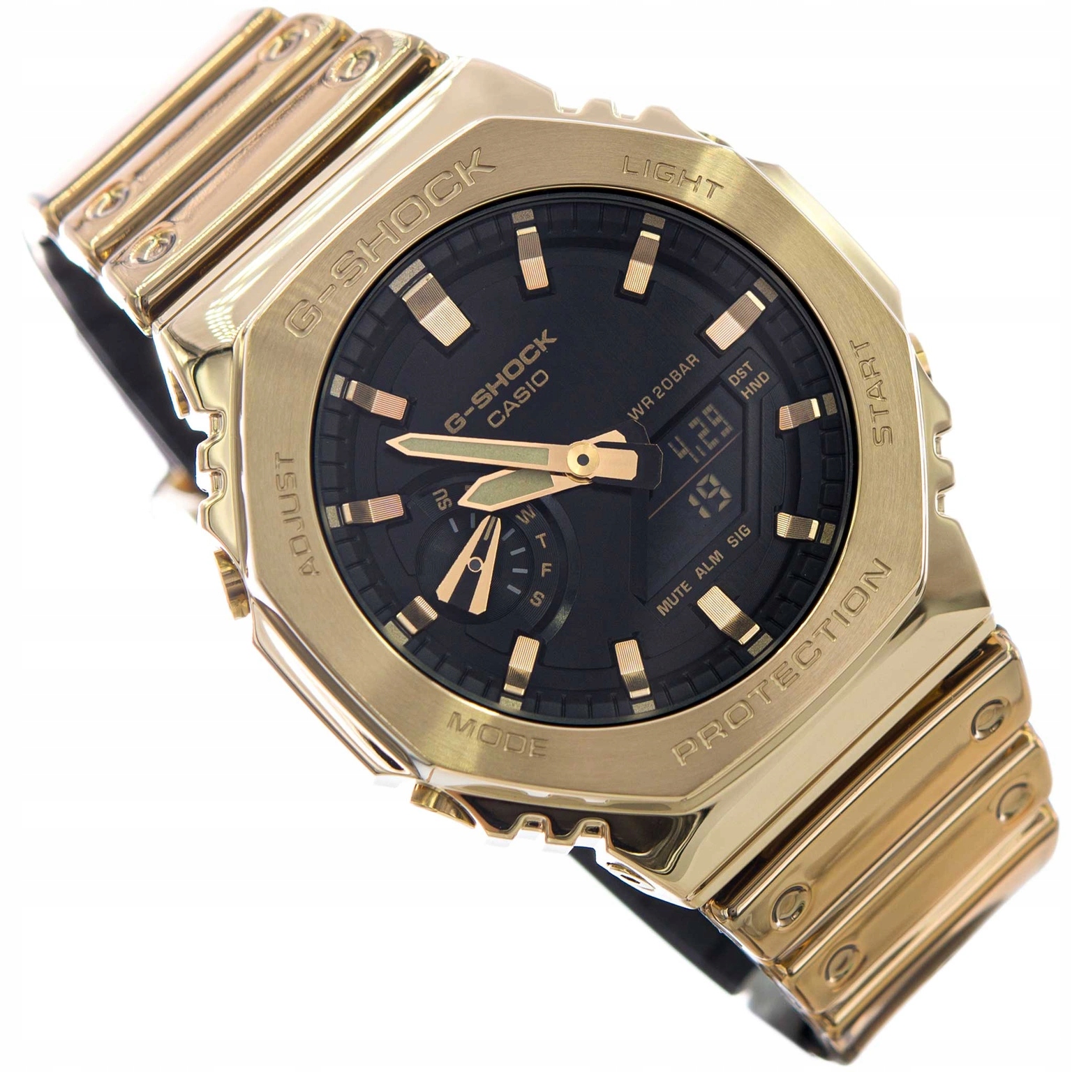 Pánské Hodinky Casio GM-2100YMG-9AER G-shock Fine Metallic Gold Na Řemínku
