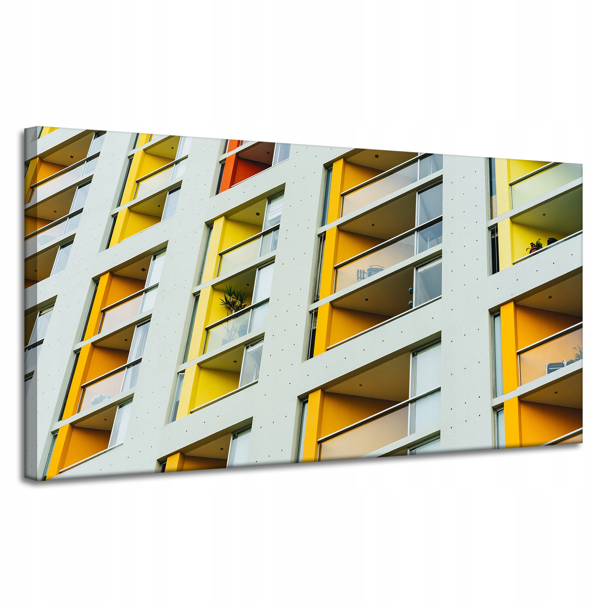 Obraz na plátně Blok Byt Budova Moderní architektura 120x60