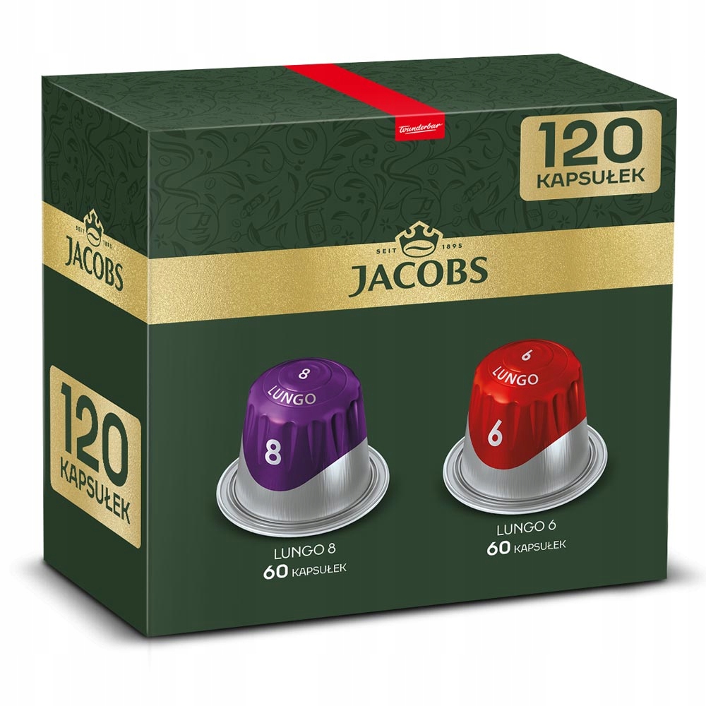 Kapsułki Jacobs do Nespresso(r)* Lungopack 6,8, 10+2 [120 kaw]