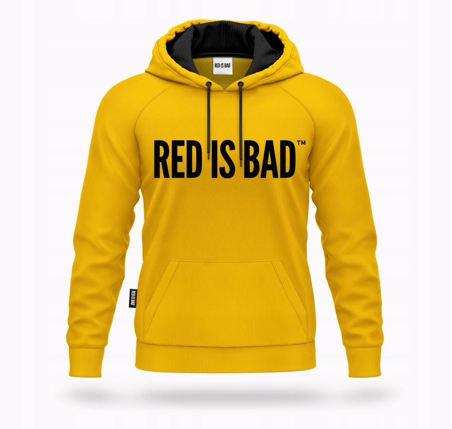 

Red is Bad Bluza kangurka Klasyk Żółta XL