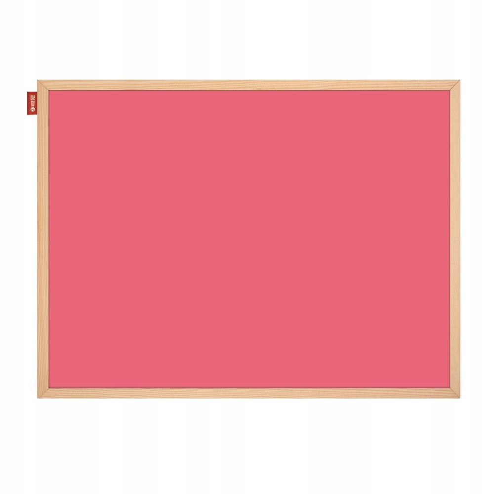 

Tablica suchościeralna magnetyczna różowa 60x40 cm
