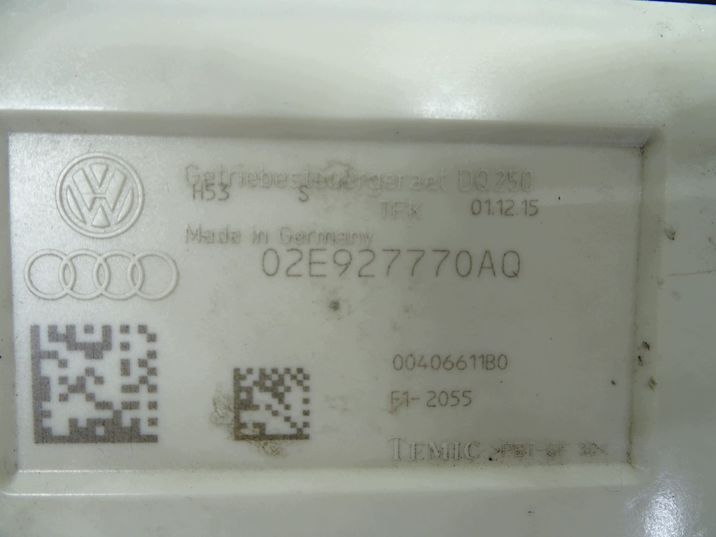 MECHATRONIKA control unit gearboxes VW AUDI SKODA DSG DQ250 02E927770AQ