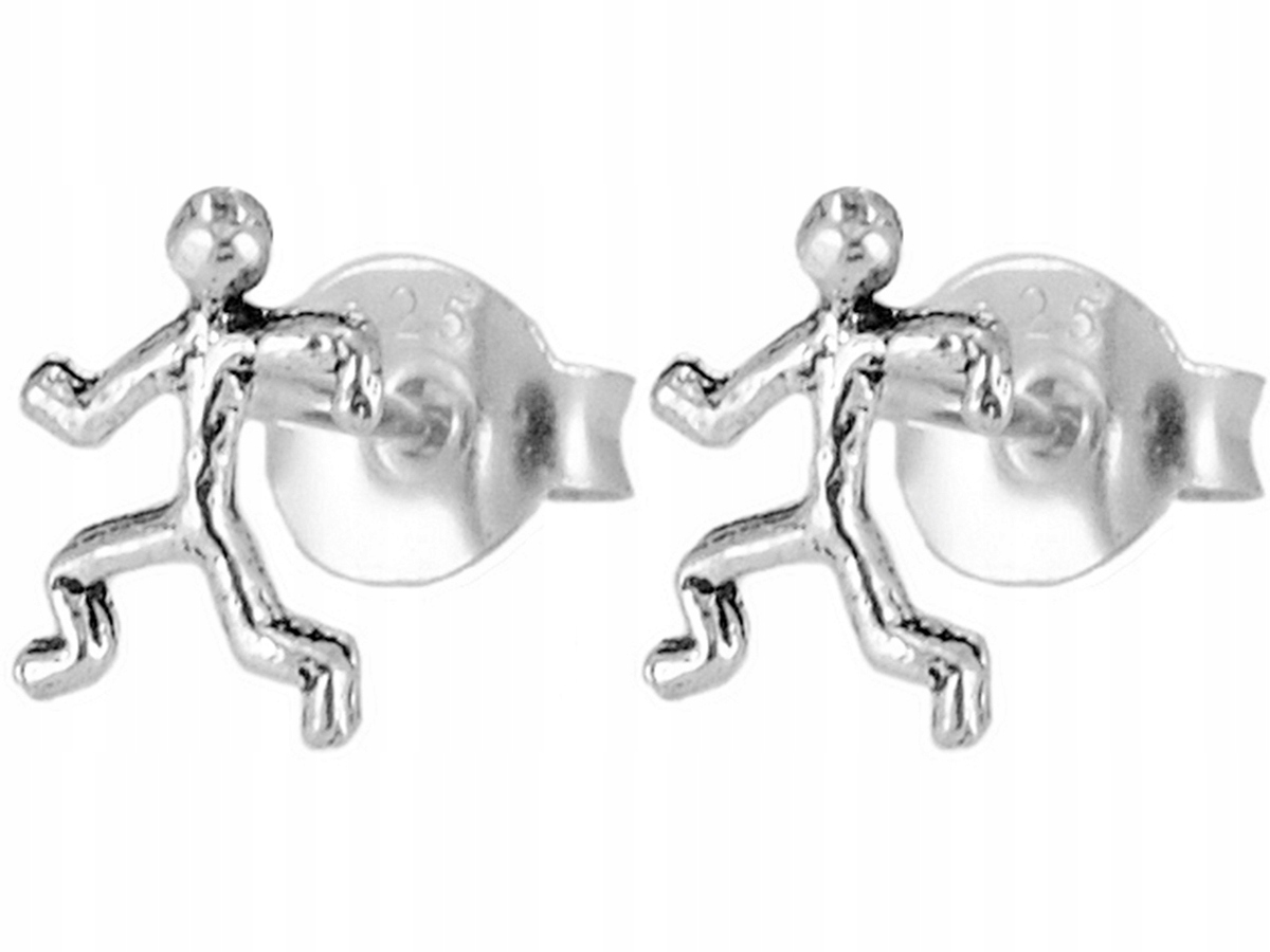 

Versil kolczyki wkrętki ludziki Srebro 0,925