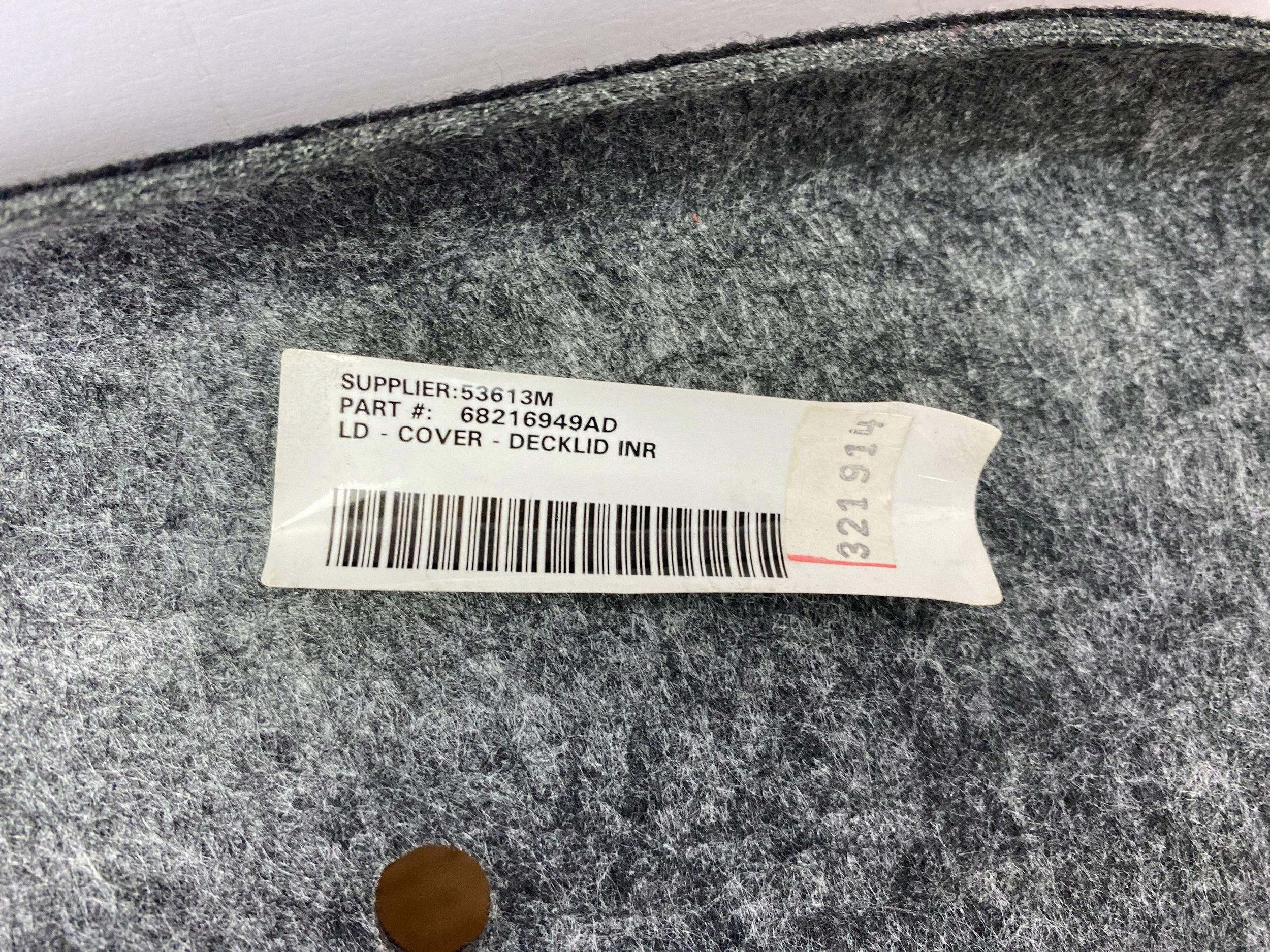 upholstery bonnet boot Dodge Charger 2015+