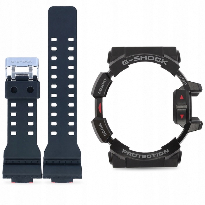 Originální sada pásek bezel Casio G Shock pro Ga 400, Ga 400 1B, černá