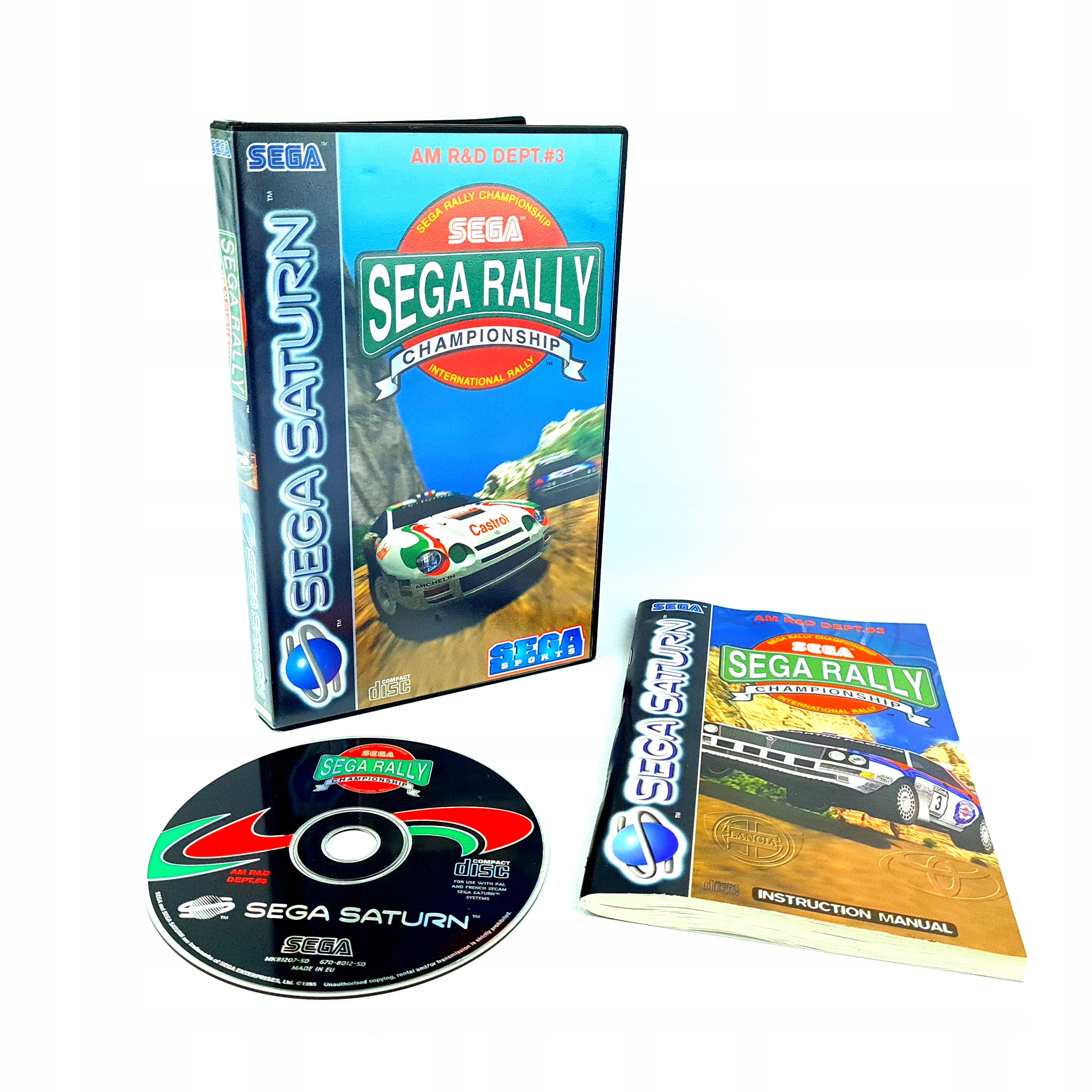 SEGA RALLY CHAMPIONSHIP SEGA SATURN PREMIEROWE WYDANIE ANGIELSKIE EU ENG