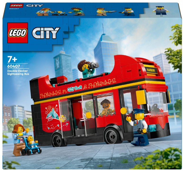 Lego City 60407 Červený dvoupatrový Stavebnice