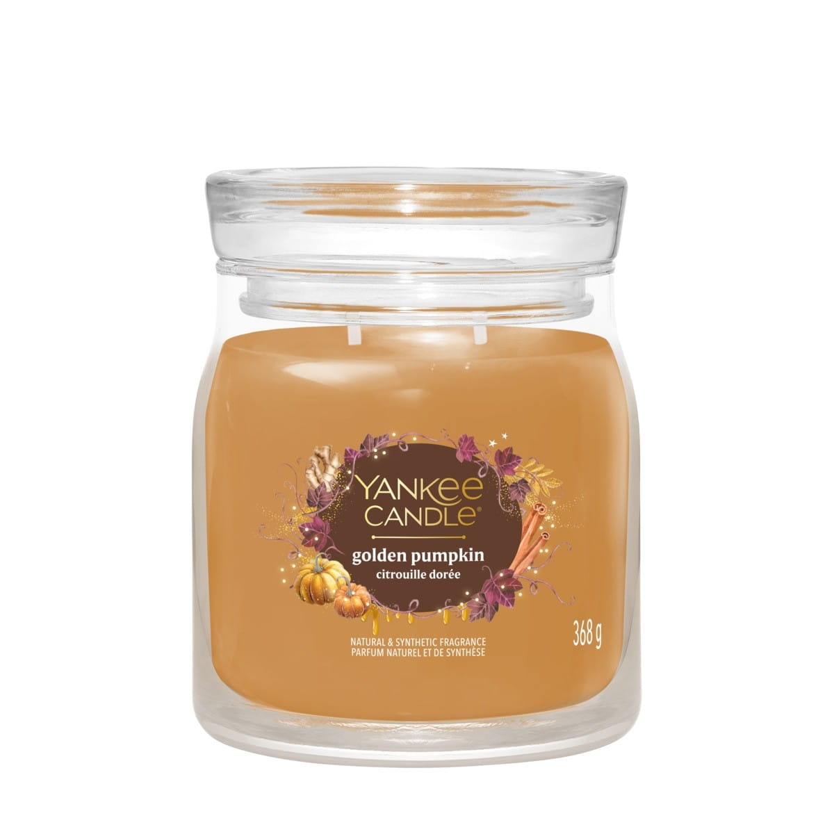 Yankee Candle Golden Pumpkin svíčka střední vůně