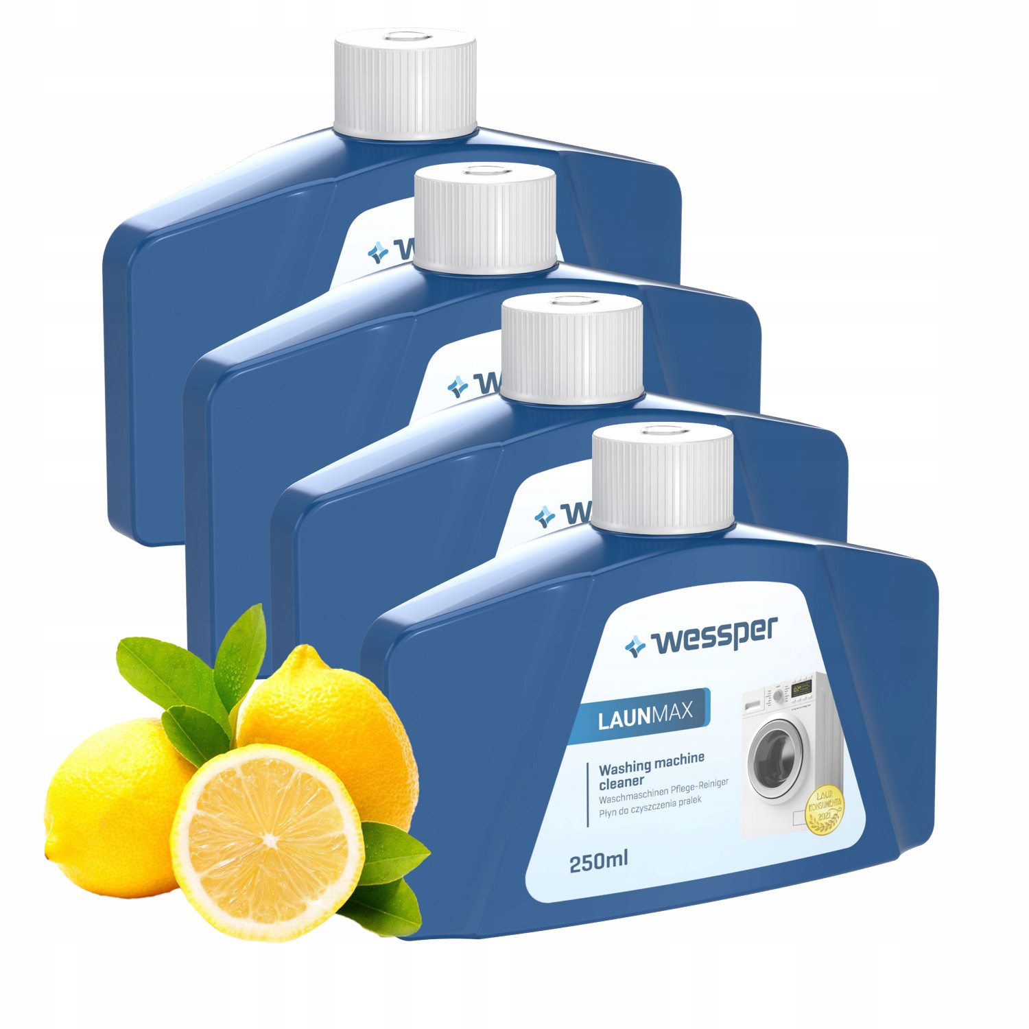 

Czyścik do Pralki Płyn Odkamieniacz 4X250ml Lemon