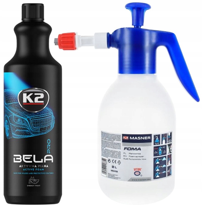 K2 BELA PRO активная пена FRUIT 1л + пена 2л