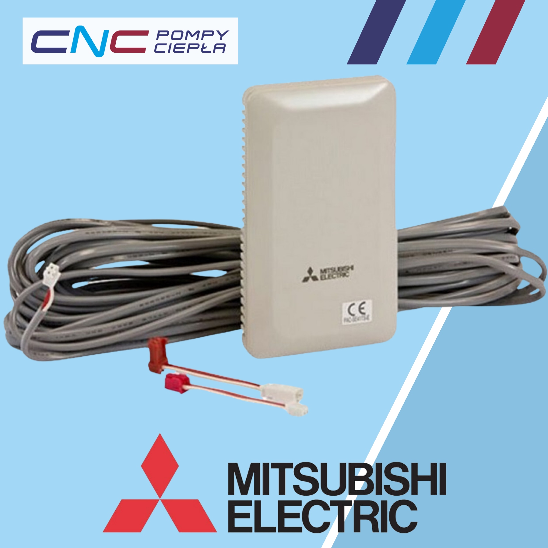 Czujnik temperatury pomieszczenia TH1 PAC-SE41TS-E Oryginalny Mitsubishi Electric
