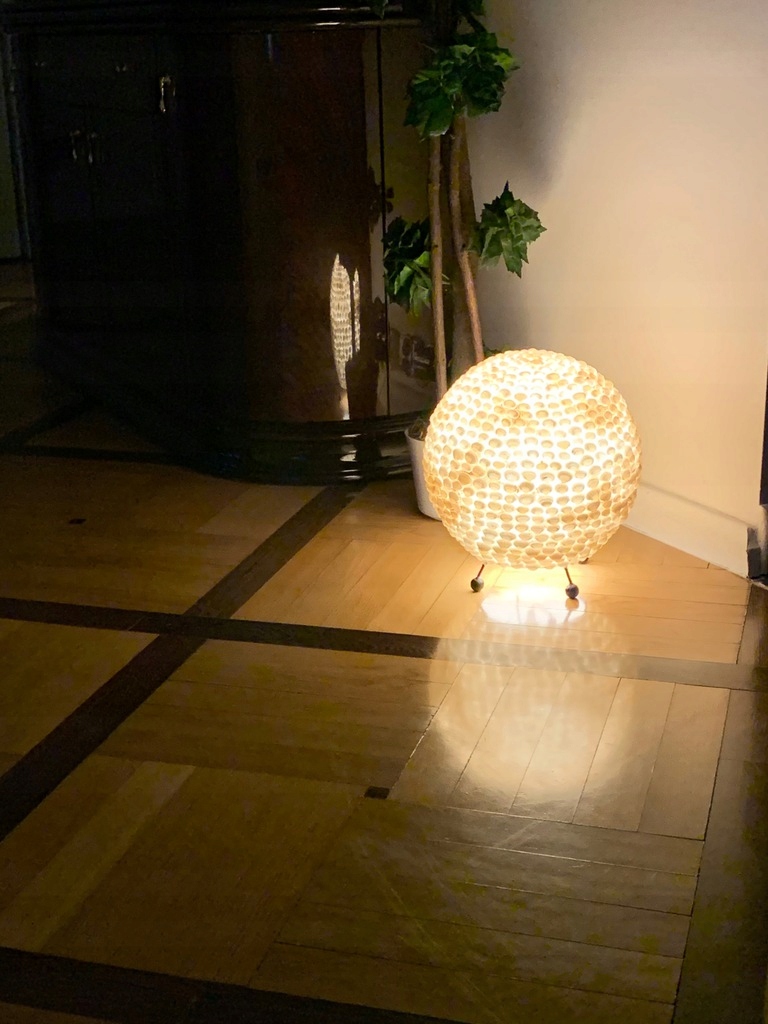 Lampa stołowa Bali muszle morskie Globo 25834 Marka Globo