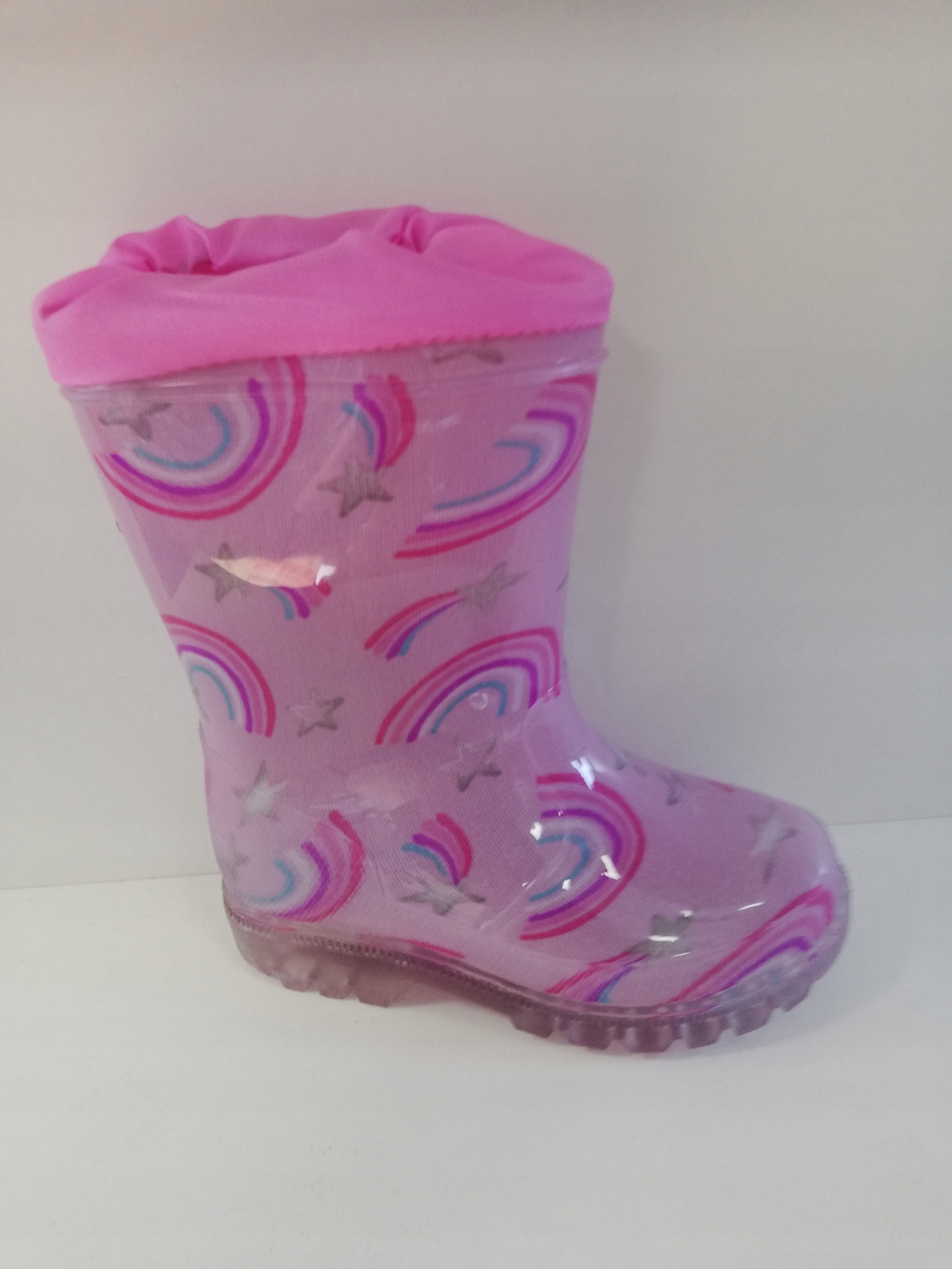 

Kalosze dziecięce z gumką, wkładka Wojtyłko