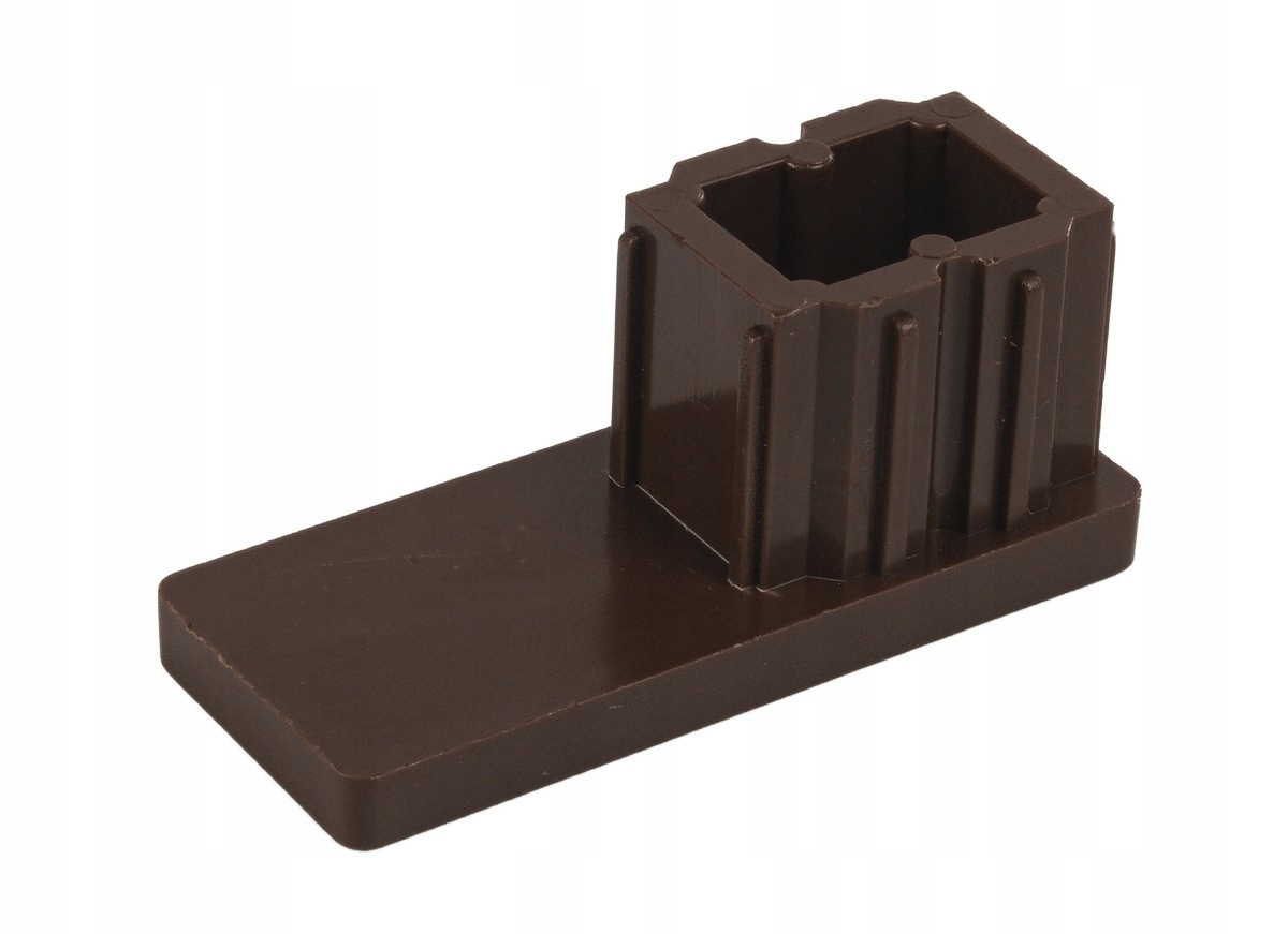 

Zaślepka ogranicznik stópka rolety jasny brąz