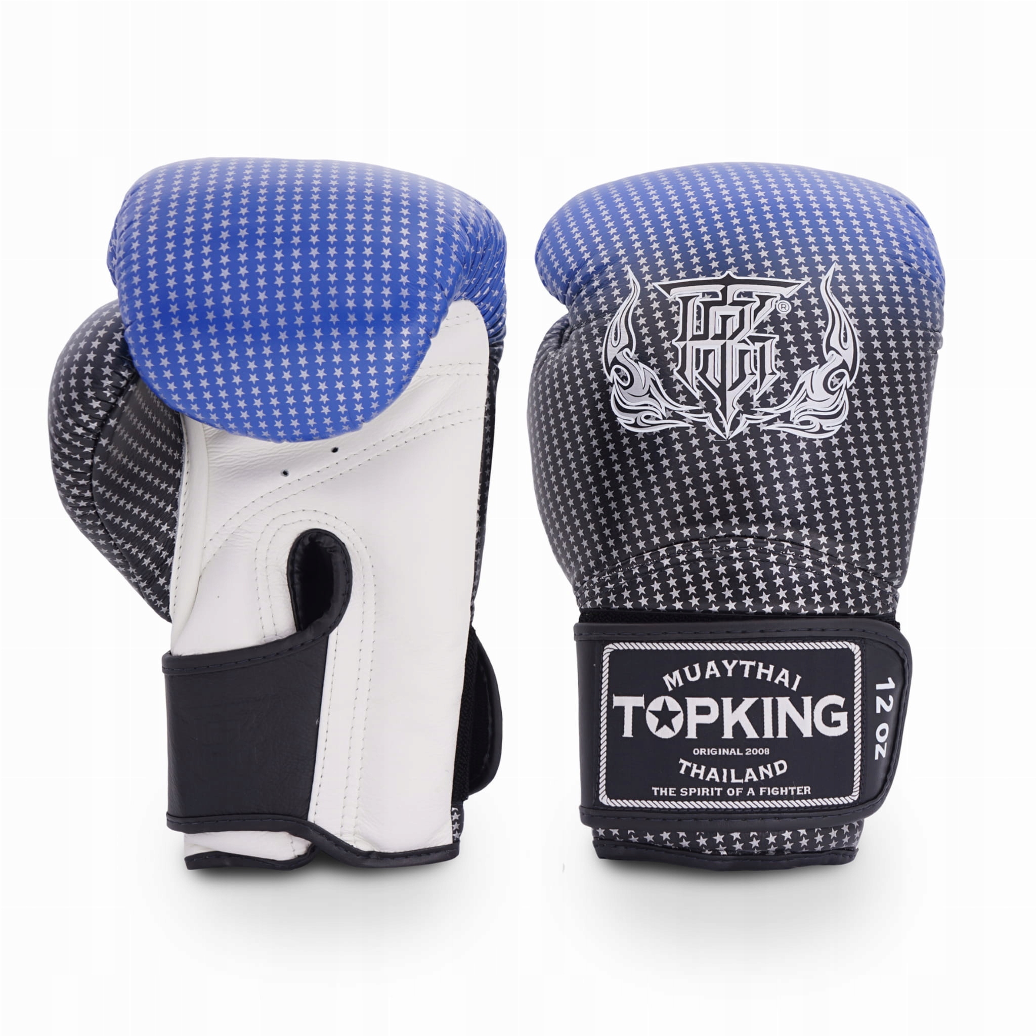 Boxerské Rukavice Top King TKBGSS-01BU "super Star Air" (modré) 12oz