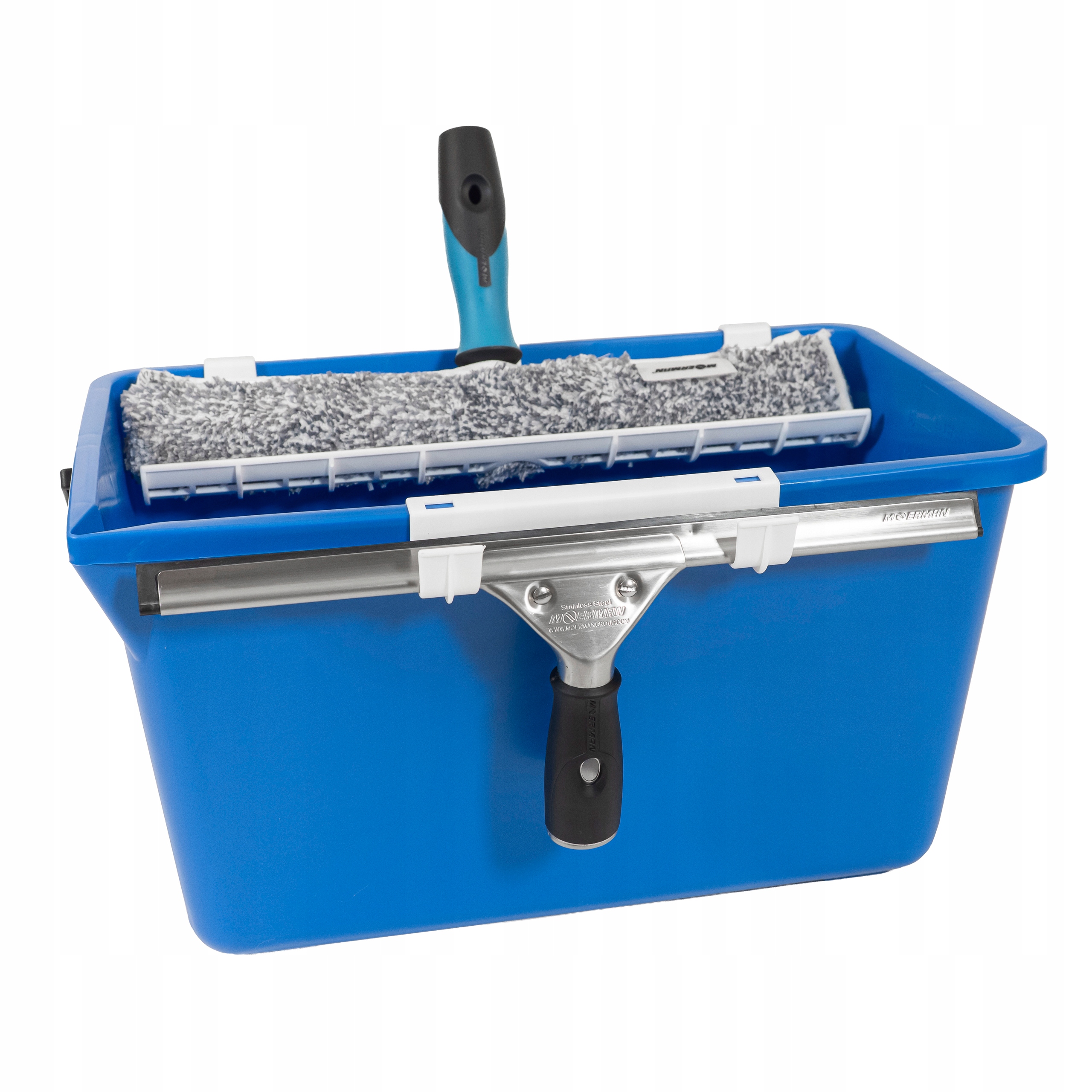 Zestaw: Wiadro 18L Moerman Pro Bucket 4 dodatki