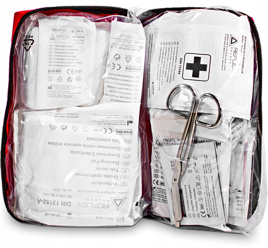 GAŚNICA SAMOCHODOWA PROSZKOWA BC 1KG + APTECZKA + UCHWYT DO BAGAŻNIKA RZEP Producent Ogniochron