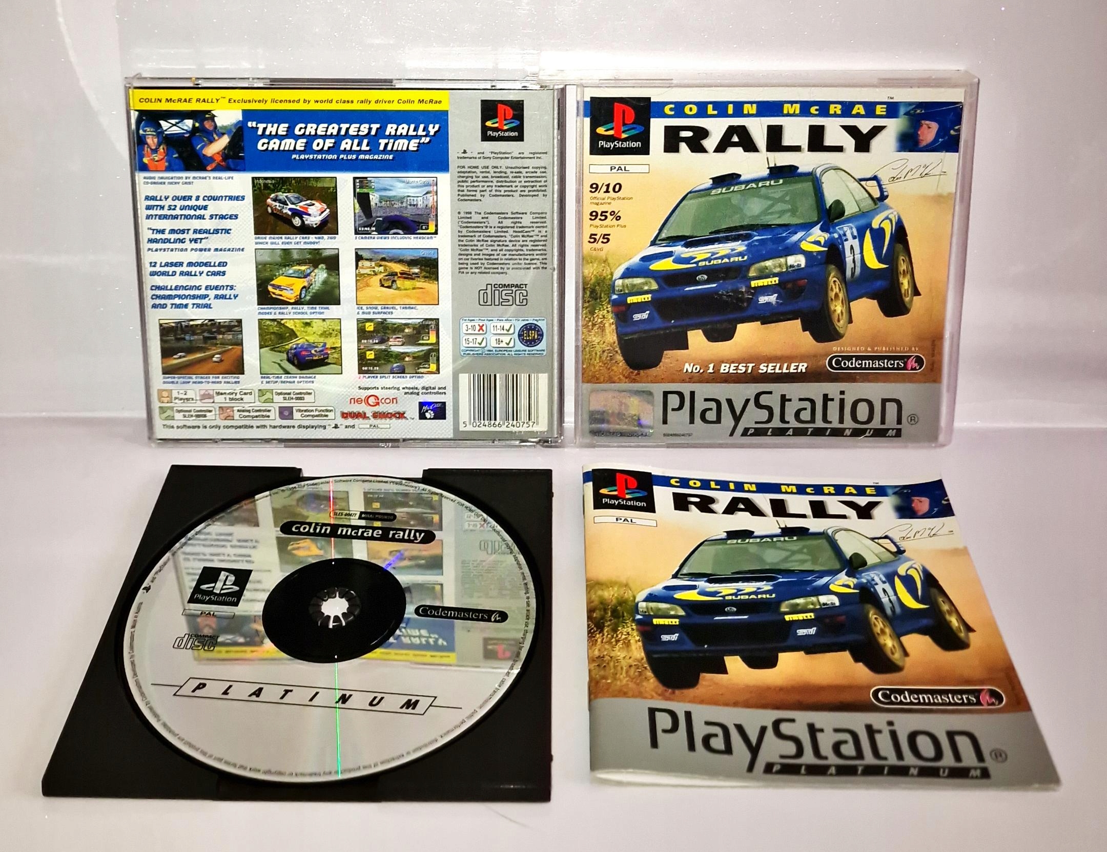 Gra COLIN MCRAE RALLY PSX 3XA