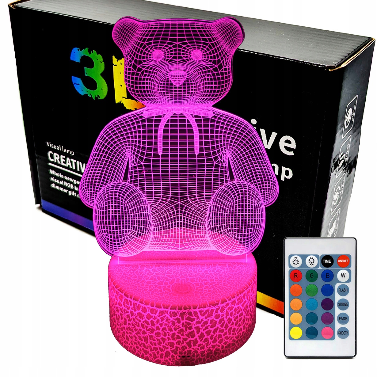 Lampka nocna Miś 3D LAMP LED