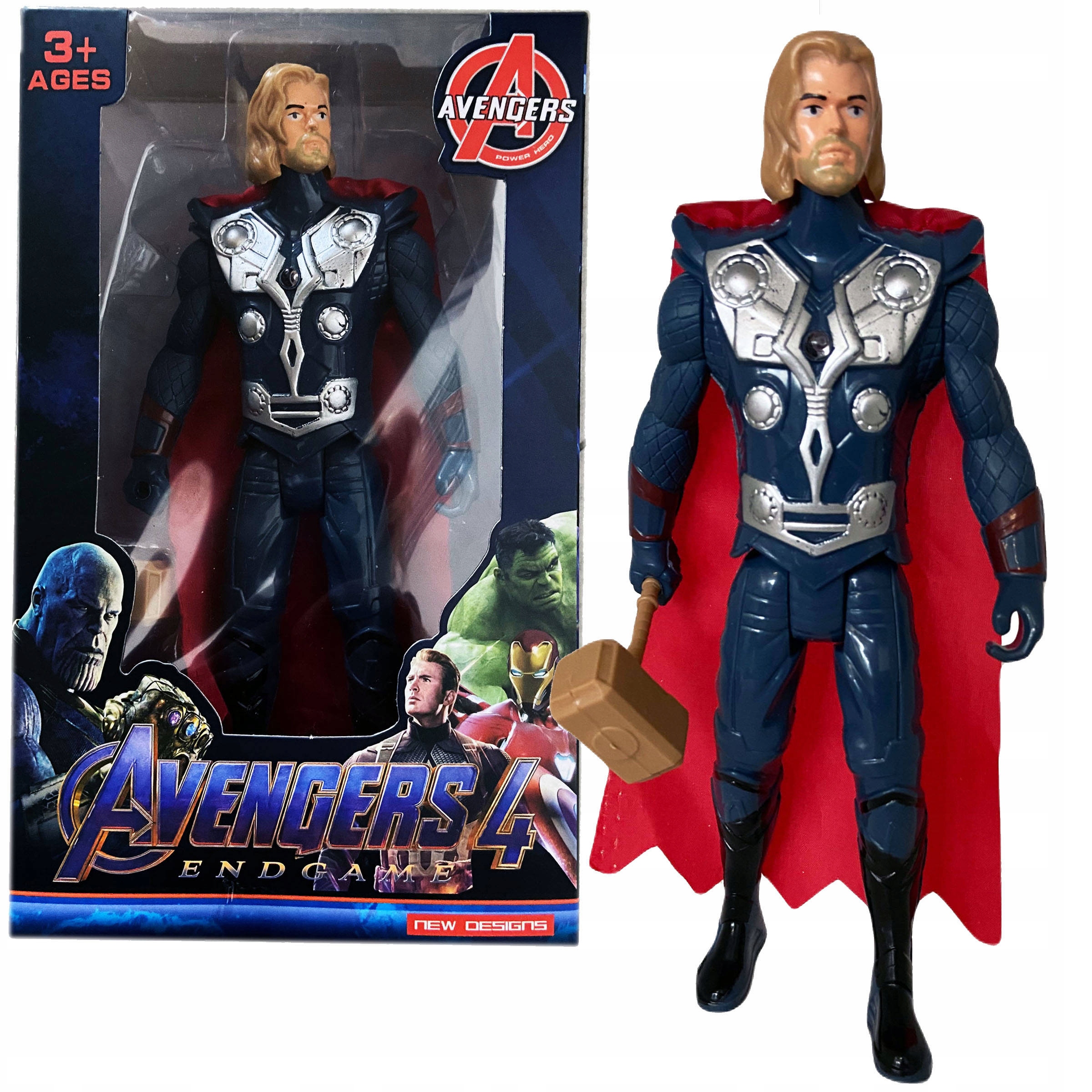 

Avengers Interaktywna Ruchoma Figurka Thor 19cm