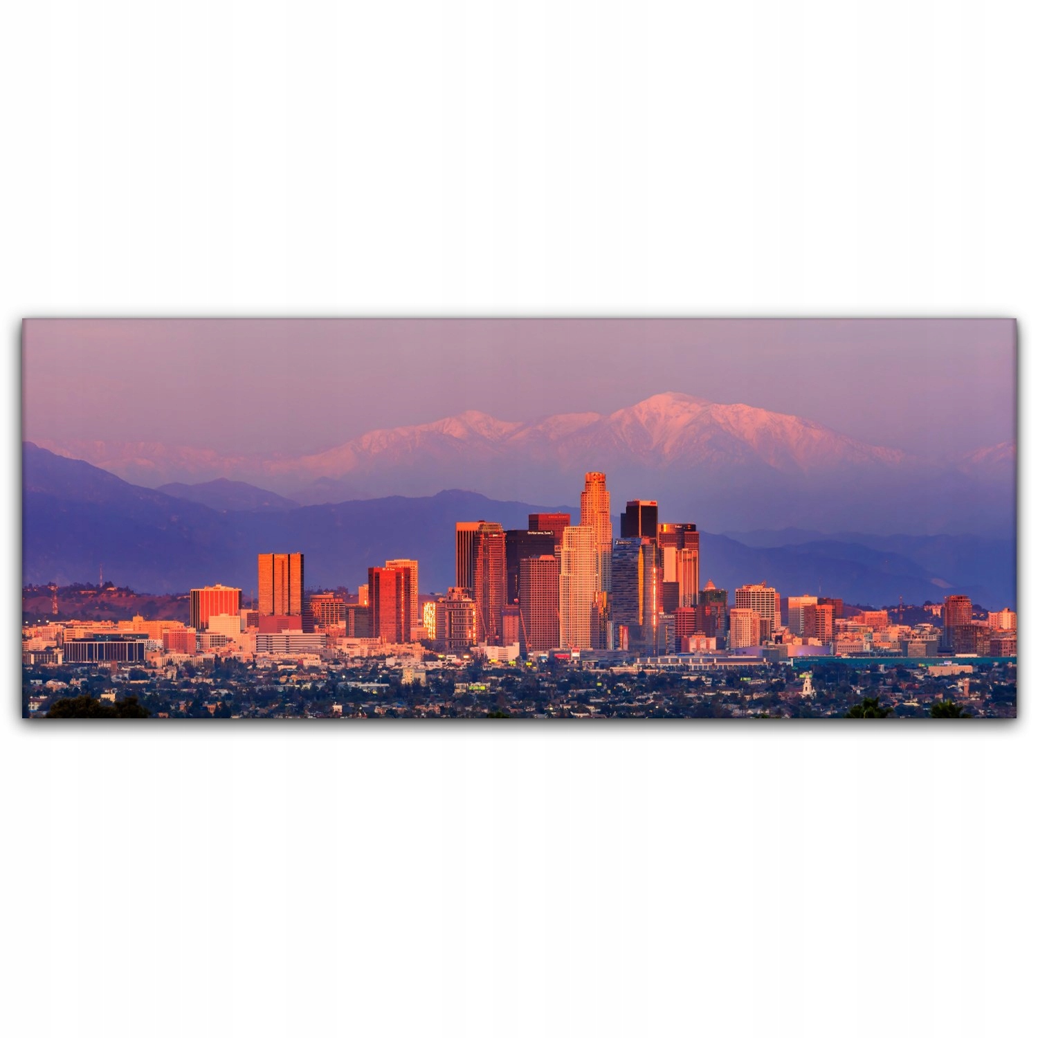 

Canvas na ramie ścienny 125x50 Los Angeles Miasto