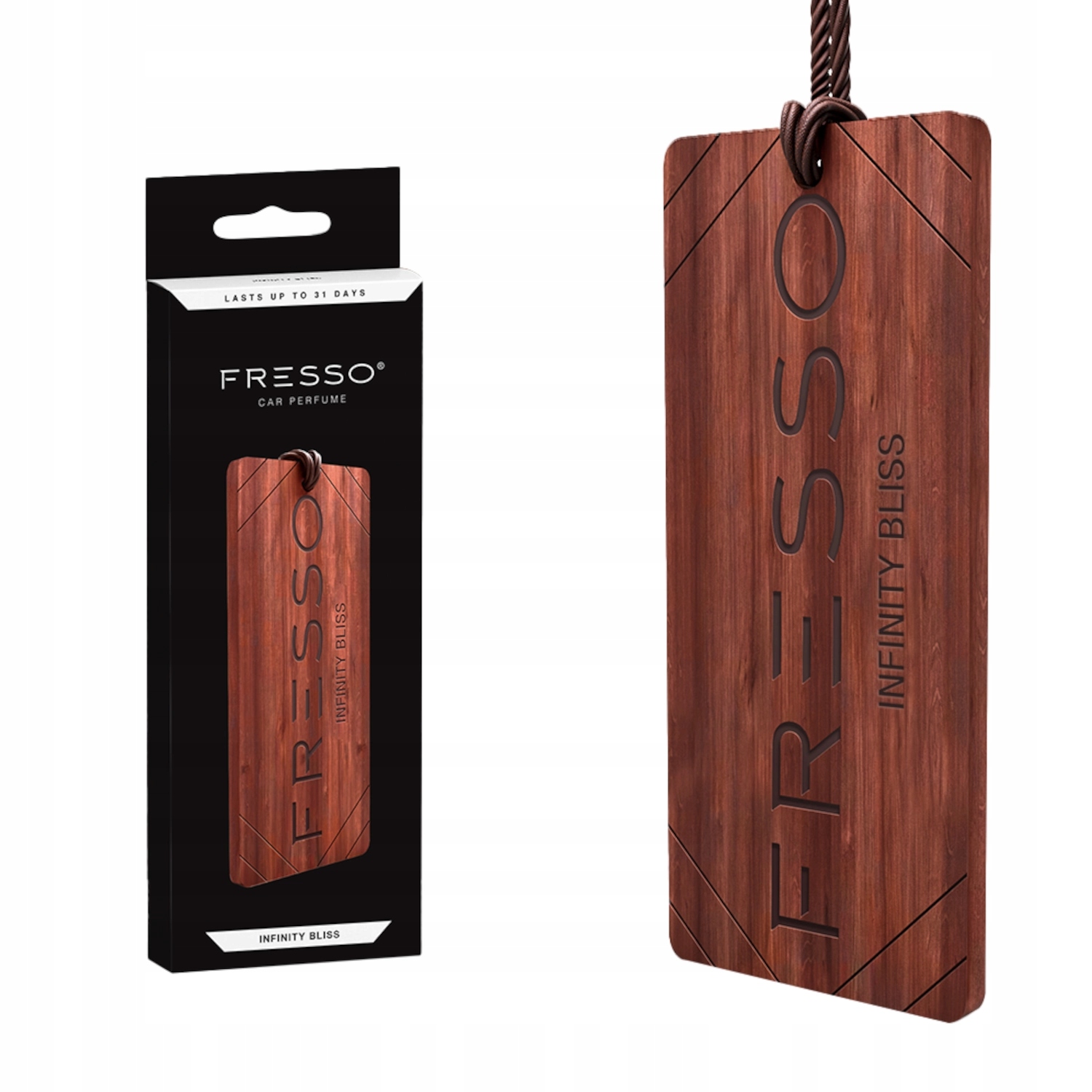 Fresso Infinity Bliss Drewniana Zawieszka Zapachowa