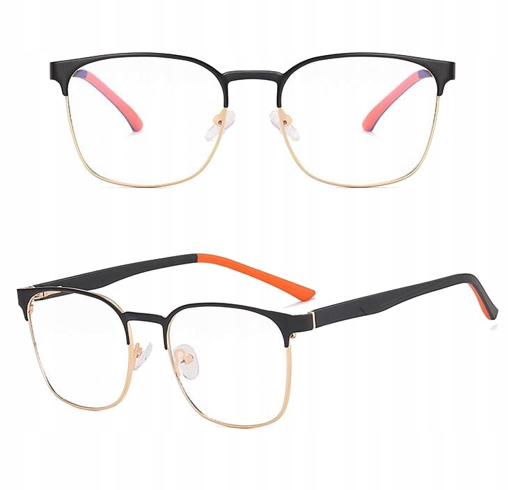 Solidne Okulary Zerówki do Komputera Blue Light Uv oprawki pod korekcję Och