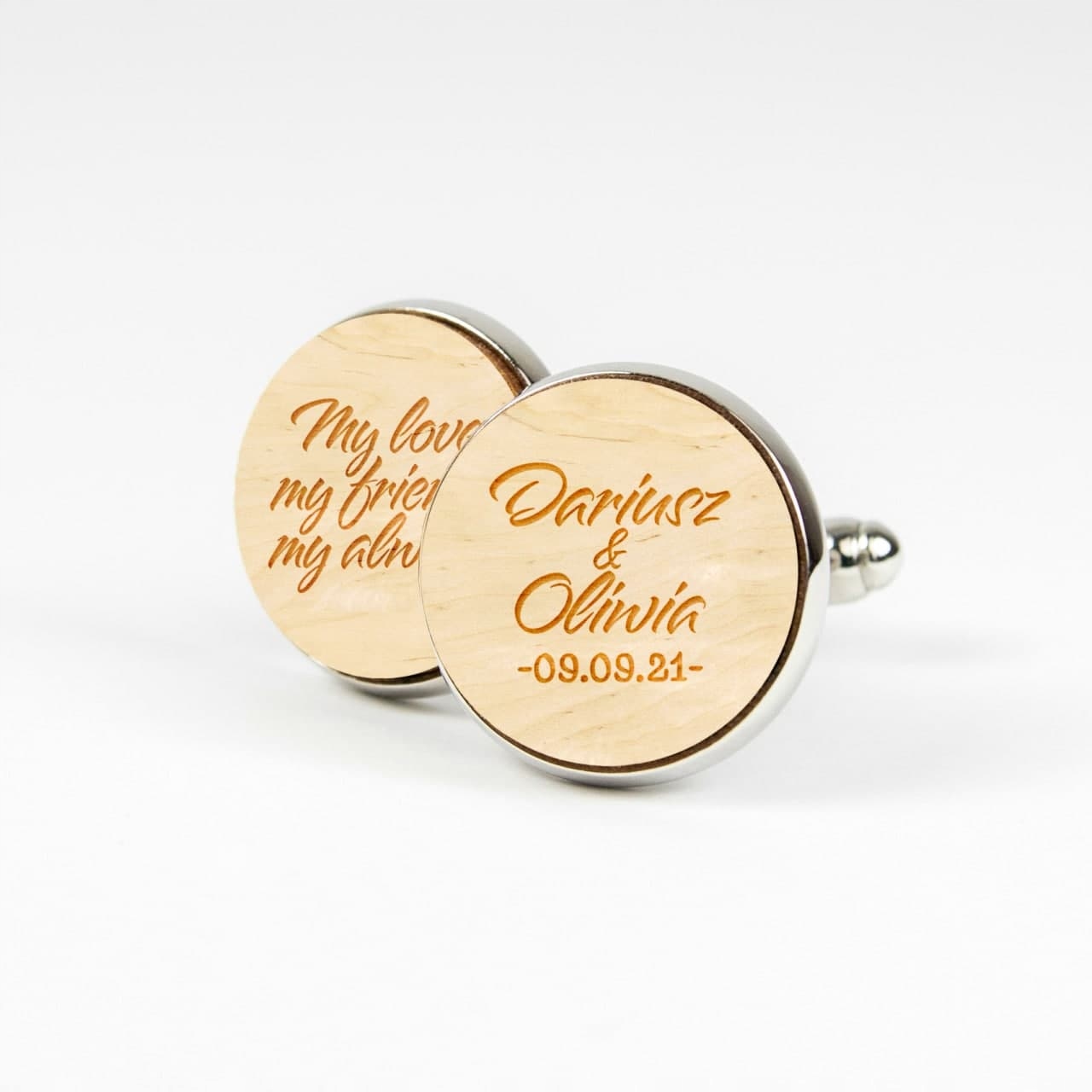 

Drewniane Spinki Do Mankietów Ślub Wesele