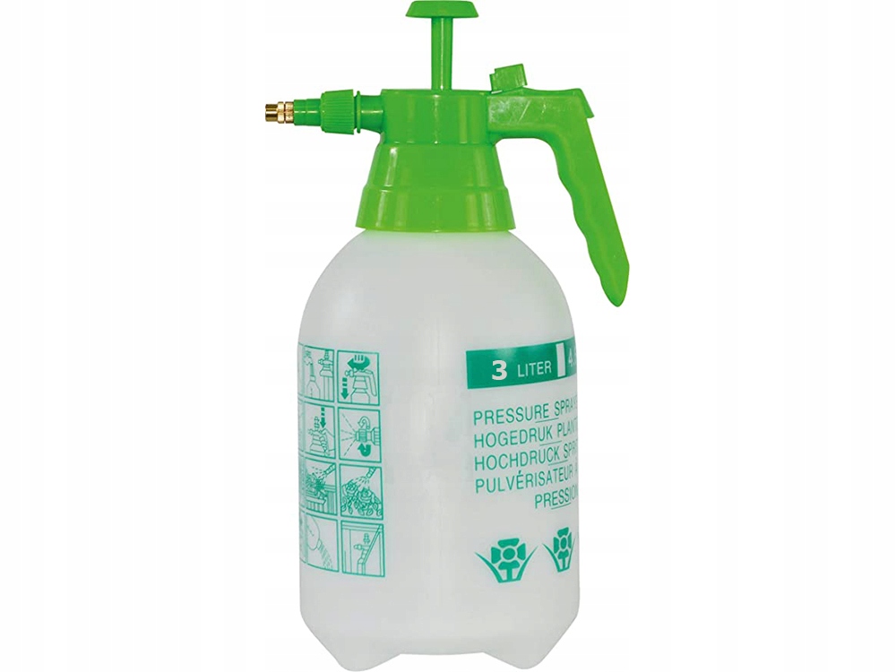 OPRYSKIWACZ CIŚNIENIOWY OGRODOWY DO ROŚLIN SPRYSKIWACZ RĘCZNY 3L Stan opakowania oryginalne