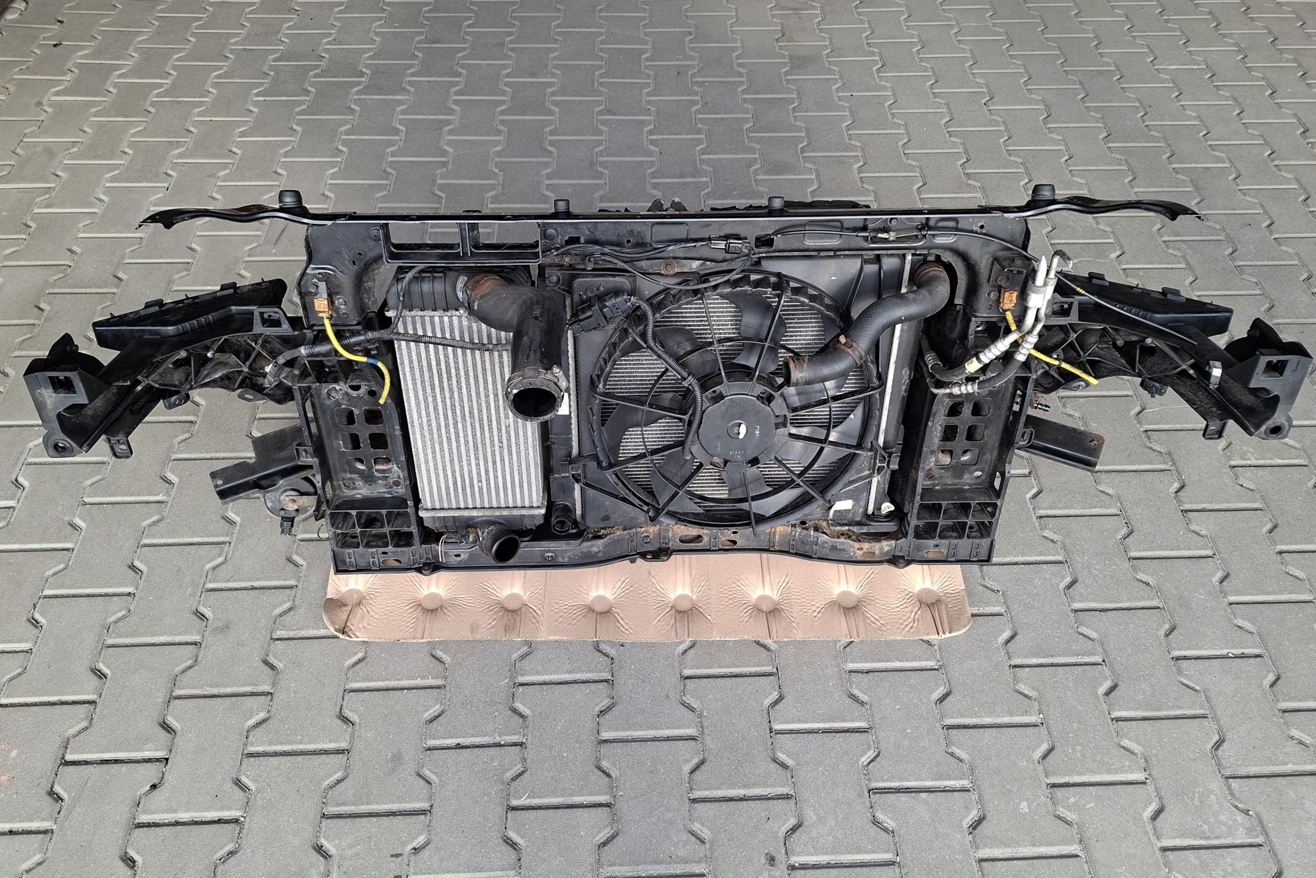 front body wall front pillar radiator HYUNDAI SANTA FE III 2.2 D CRDI