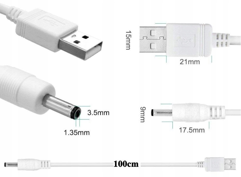 KABEL USB ZASILAJĄCY ŁADUJĄCY ŁADOWARKA DO FOREO MINI / 2 / 3 Marka inna marka
