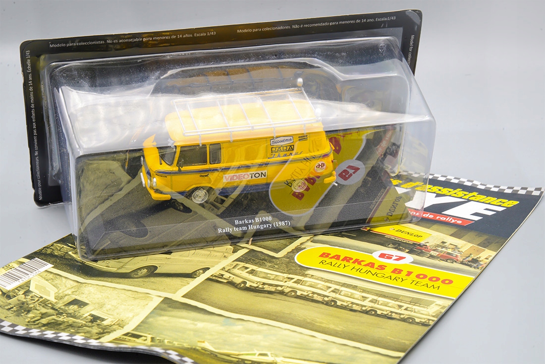 Barkas B1000 Rally team Hungary (1987) 1:43 Altaya #67