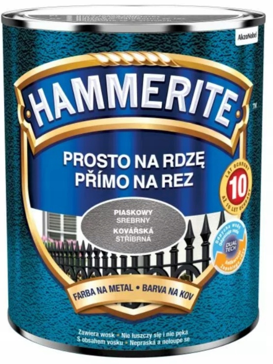

Hammerite Piaskowy Srebrny 0,7 L